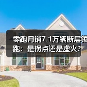 零跑月销7.1万辆断层领跑：是拐点还是虚