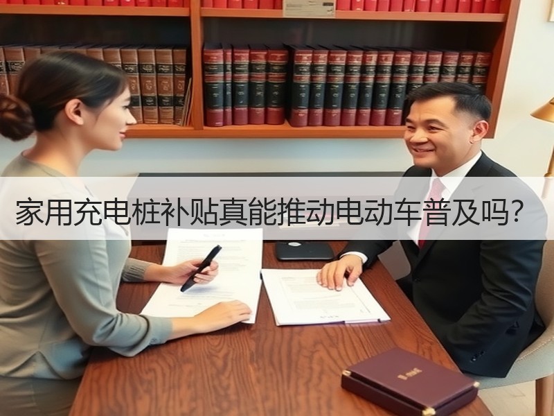 家用充电桩补贴真能推动电动车普及吗？