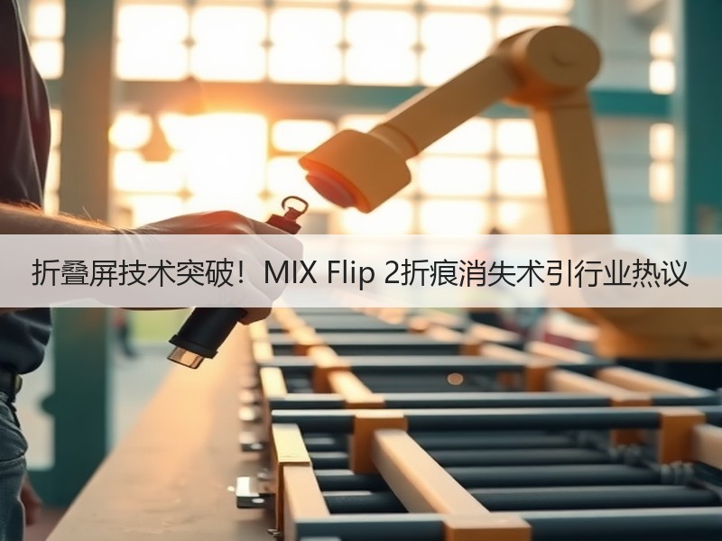 折叠屏技术突破！MIX Flip 2折痕