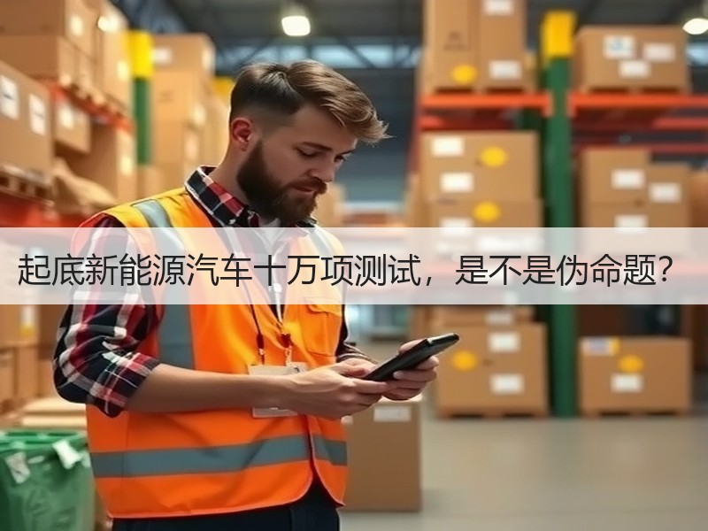 起底新能源汽车十万项测试，是不是伪命题？