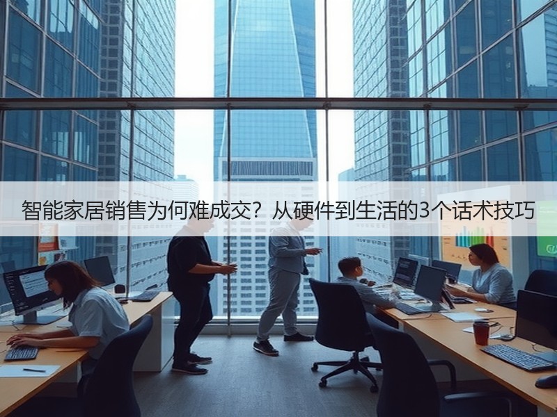 智能家居销售为何难成交？从硬件到生活的3