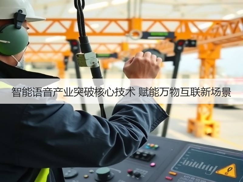 智能语音产业突破核心技术 赋能万物互联新