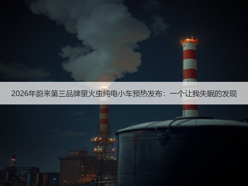 2026年蔚来第三品牌萤火虫纯电小车预热