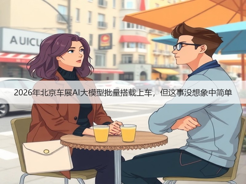 2026年北京车展AI大模型批量搭载上车