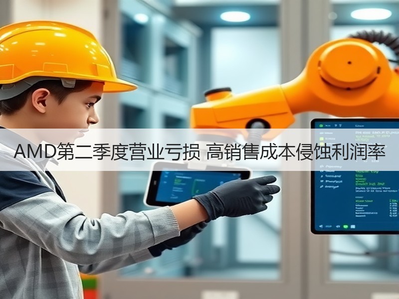 AMD第二季度营业亏损 高销售成本侵蚀利