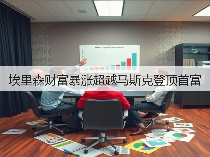 埃里森财富暴涨超越马斯克登顶首富