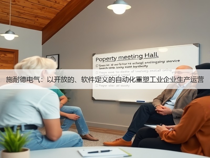 施耐德电气：以开放的、软件定义的自动化重