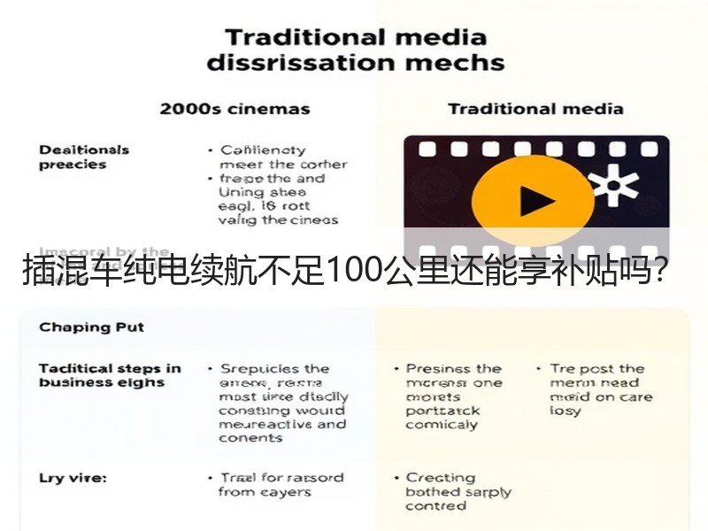 插混车纯电续航不足100公里还能享补贴吗