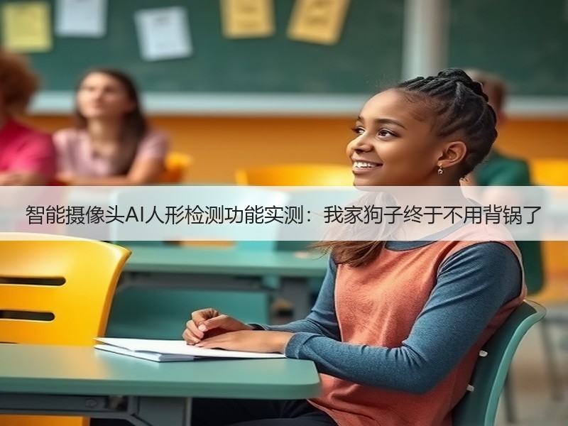 智能摄像头AI人形检测功能实测：我家狗子