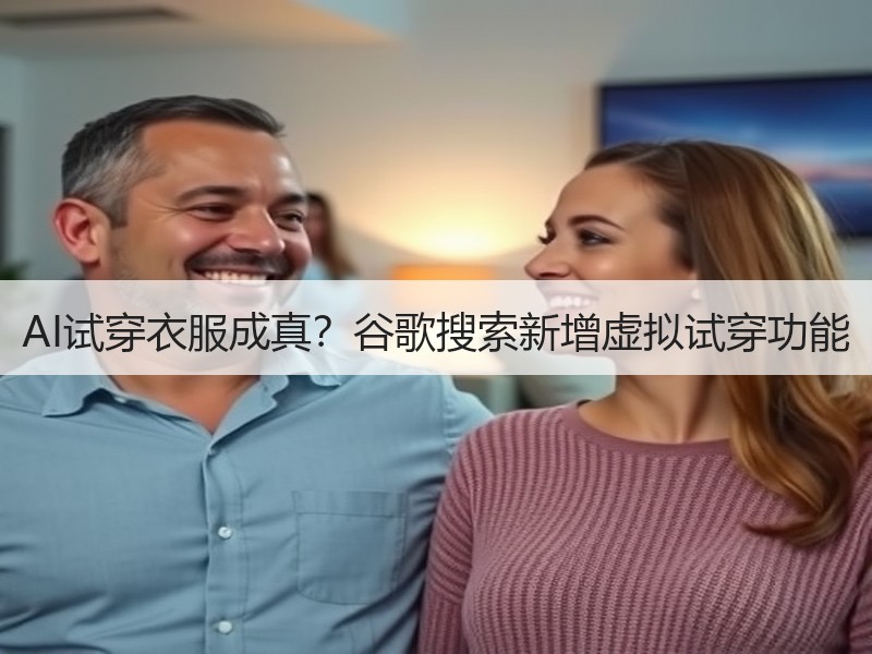 AI试穿衣服成真？谷歌搜索新增虚拟试穿功