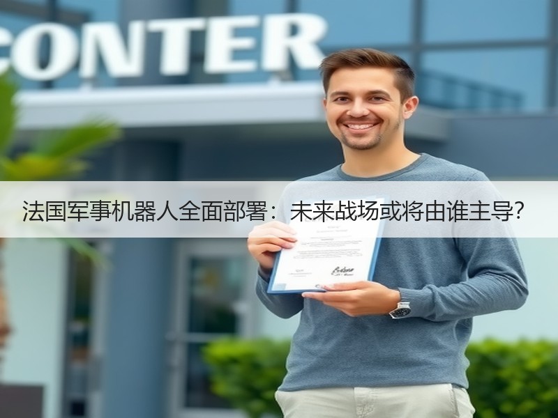 法国军事机器人全面部署：未来战场或将由谁