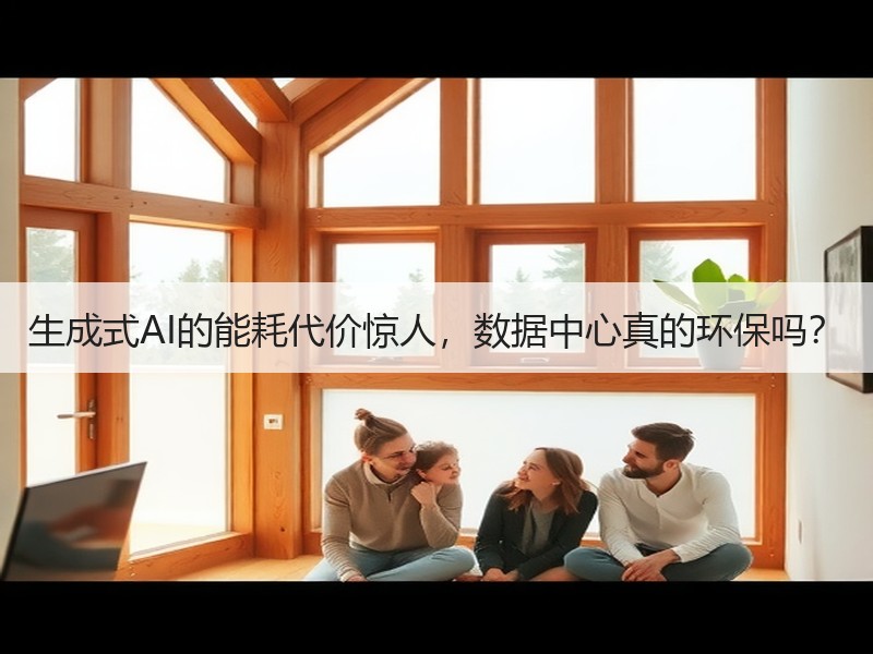 生成式AI的能耗代价惊人，数据中心真的环