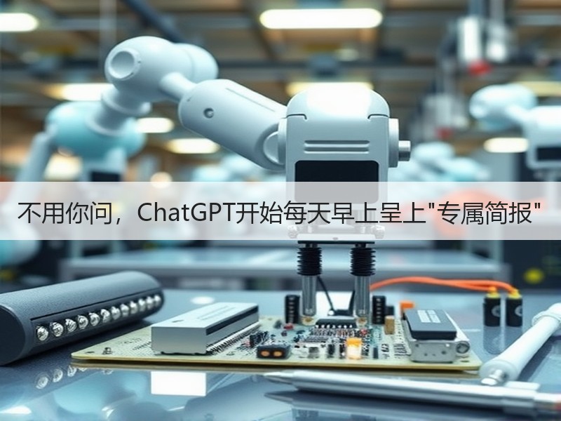 不用你问，ChatGPT开始每天早上呈上