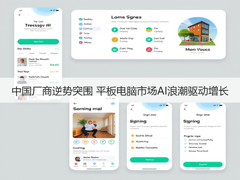 中国厂商逆势突围 平板电脑市场AI浪潮驱