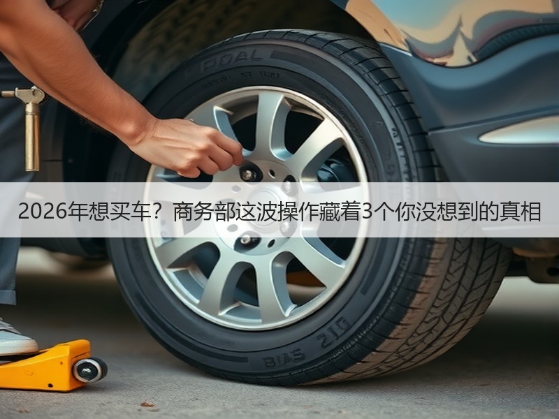 2026年想买车？商务部这波操作藏着3个