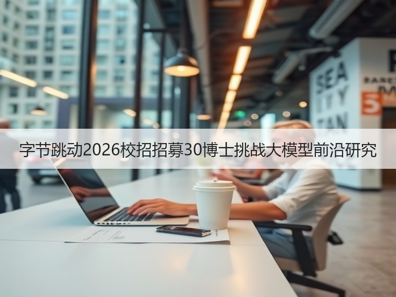 字节跳动2026校招招募30博士挑战大模