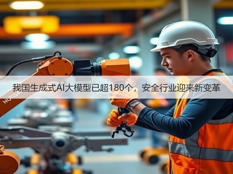 我国生成式AI大模型已超180个，安全行