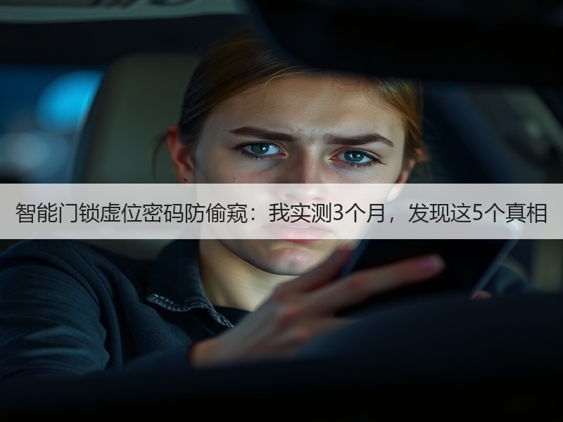 智能门锁虚位密码防偷窥：我实测3个月，发
