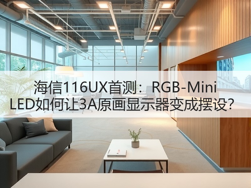 海信116UX首测：RGB-Mini L
