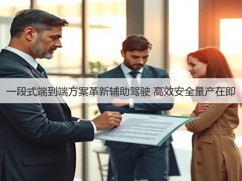 一段式端到端方案革新辅助驾驶 高效安全量