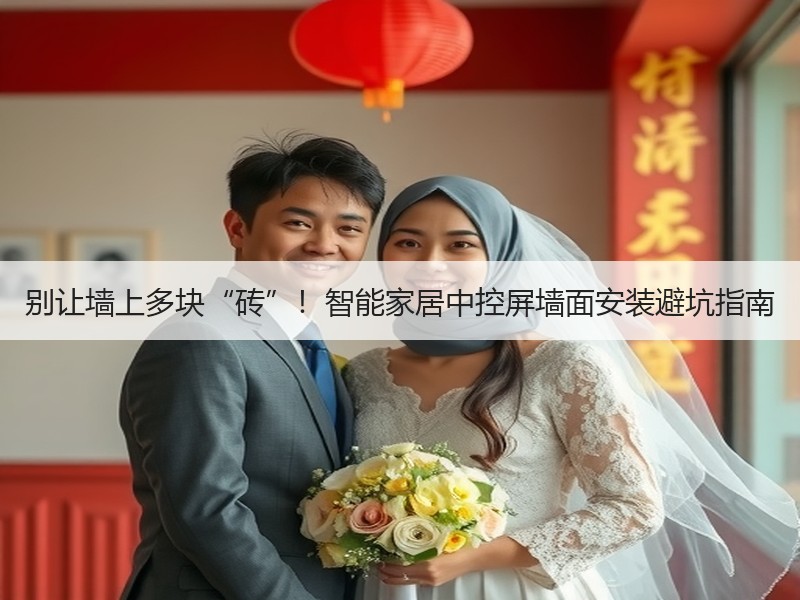 别让墙上多块“砖”！智能家居中控屏墙面安