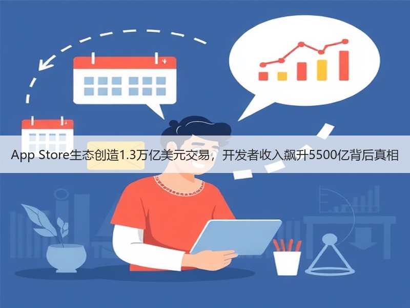 App Store生态创造1.3万亿美元