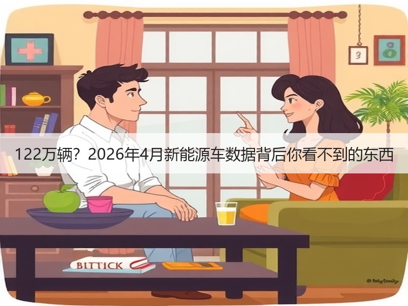 122万辆？2026年4月新能源车数据背