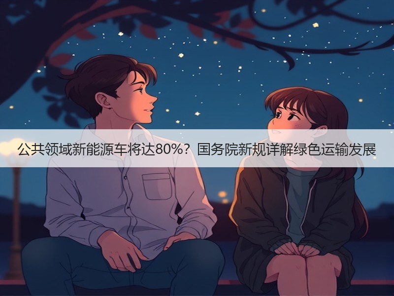 公共领域新能源车将达80%？国务院新规详