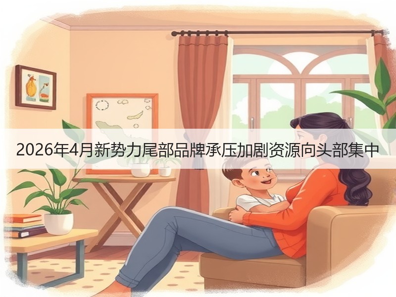 2026年4月新势力尾部品牌承压加剧资源