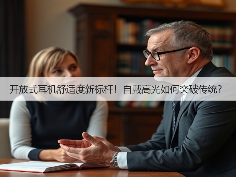 开放式耳机舒适度新标杆！自戴高光如何突破