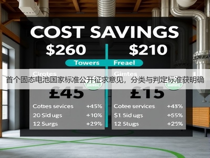 首个固态电池国家标准公开征求意见，分类与