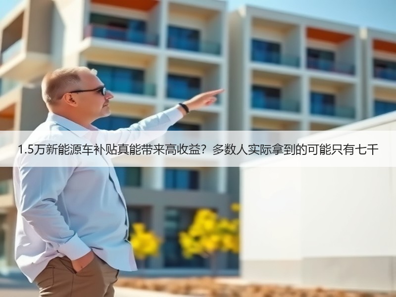 1.5万新能源车补贴真能带来高收益？多数