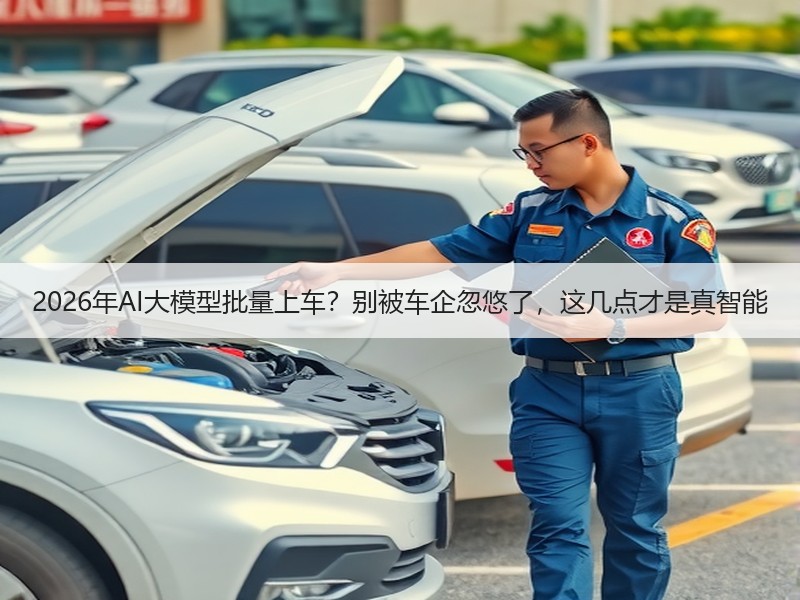 2026年AI大模型批量上车？别被车企忽