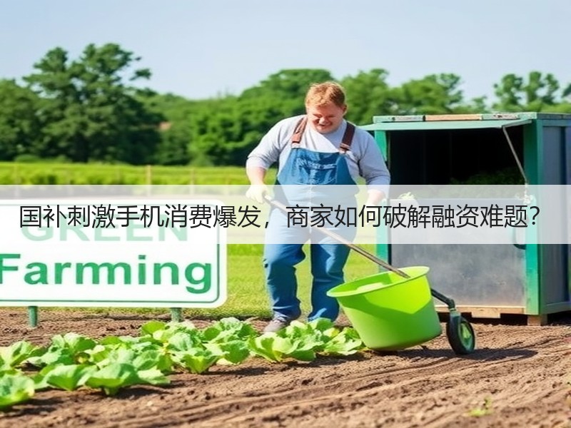 国补刺激手机消费爆发，商家如何破解融资难