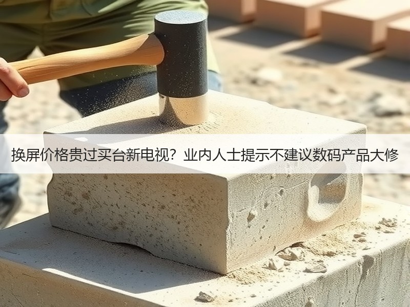 换屏价格贵过买台新电视？业内人士提示不建