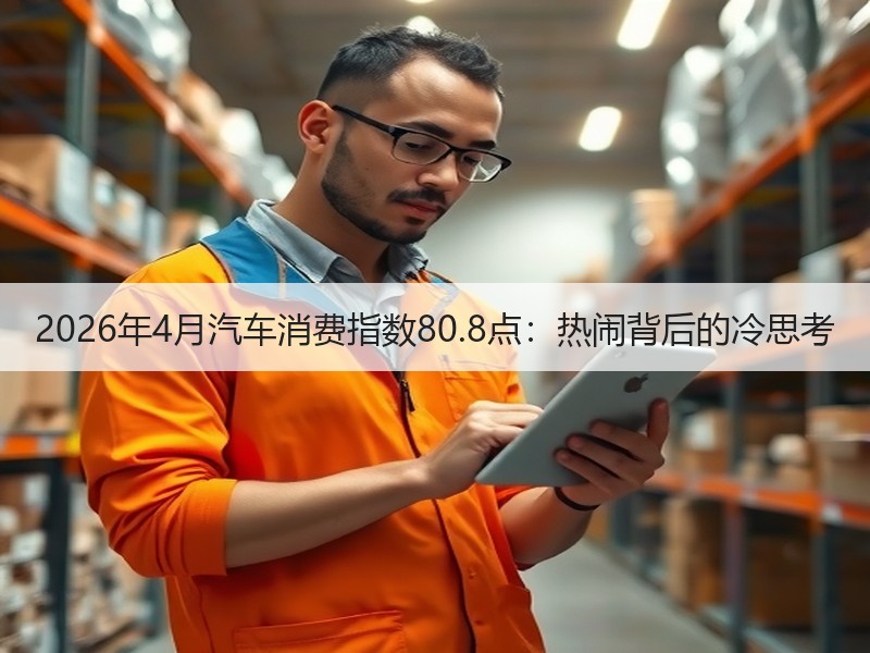 2026年4月汽车消费指数80.8点：热
