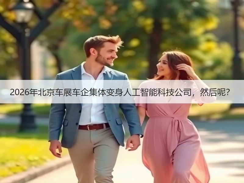 2026年北京车展车企集体变身人工智能科
