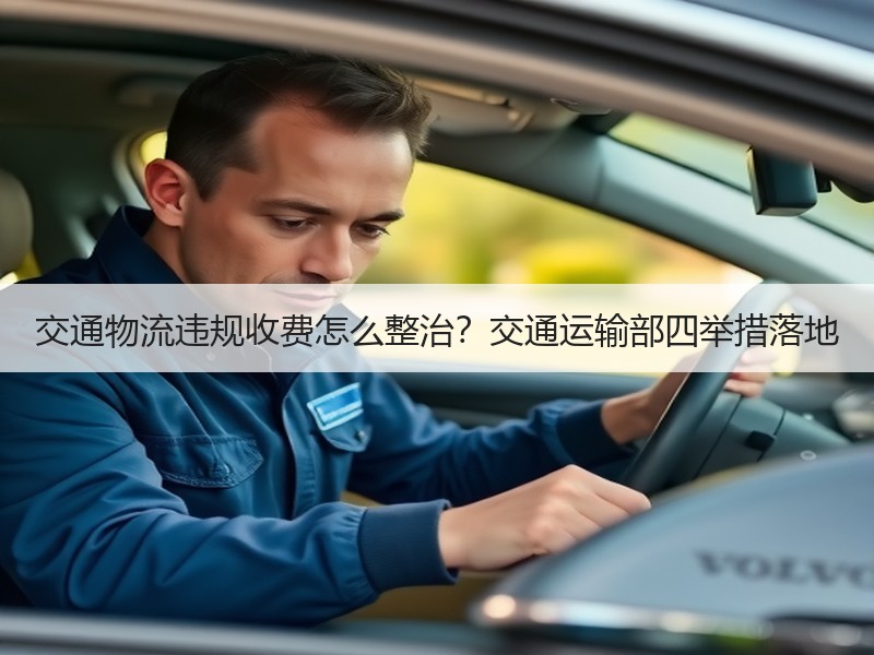 交通物流违规收费怎么整治？交通运输部四举