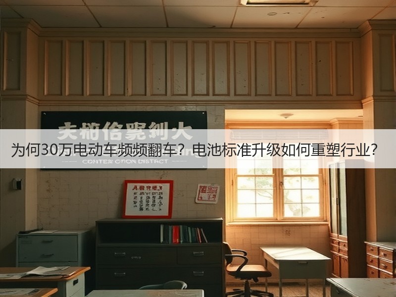 为何30万电动车频频翻车？电池标准升级如