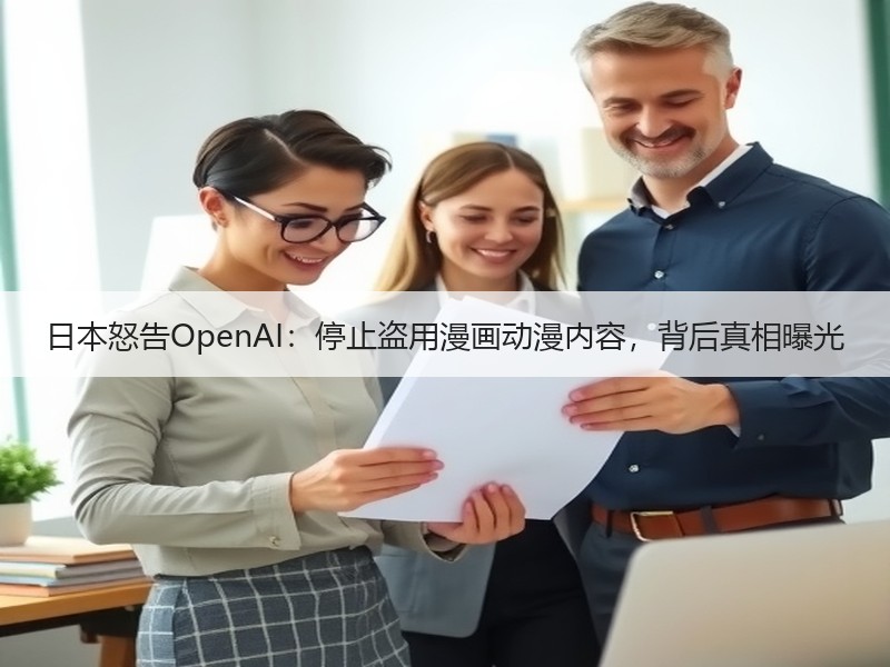 日本怒告OpenAI：停止盗用漫画动漫内