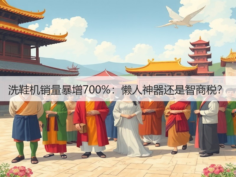 洗鞋机销量暴增700%：懒人神器还是智商