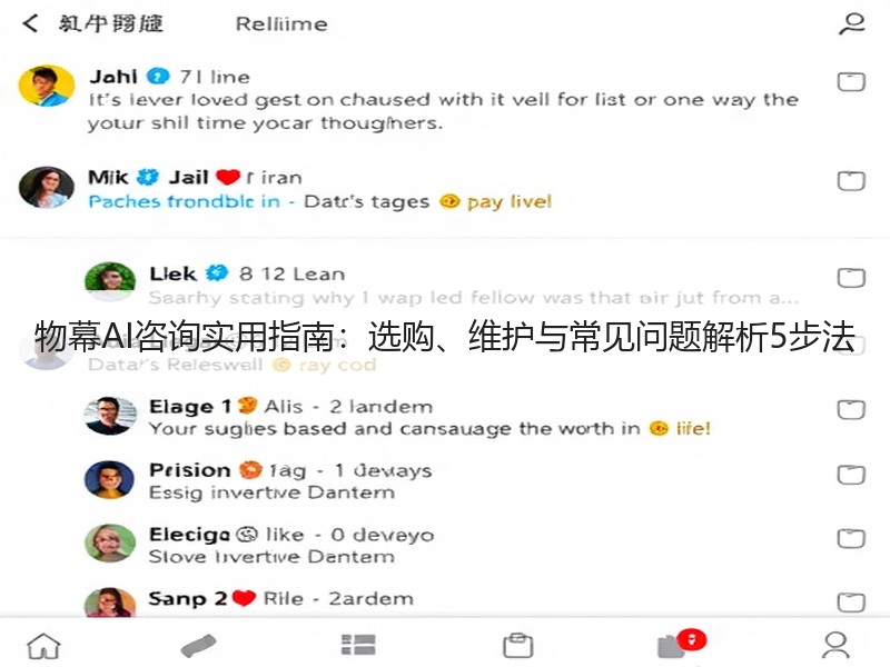 物幕AI咨询实用指南：选购、维护与常见问