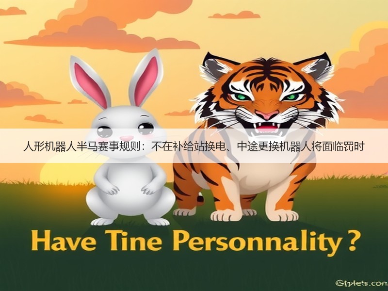 人形机器人半马赛事规则：不在补给站换电、
