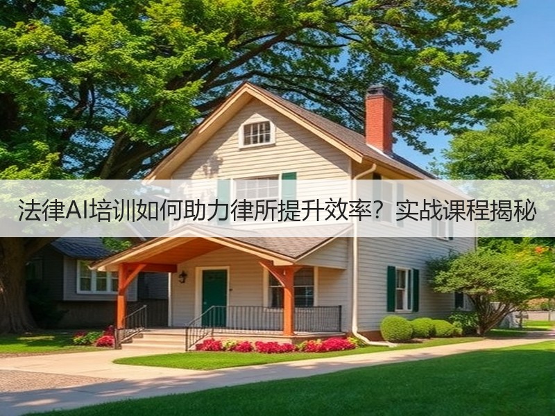 法律AI培训如何助力律所提升效率？实战课