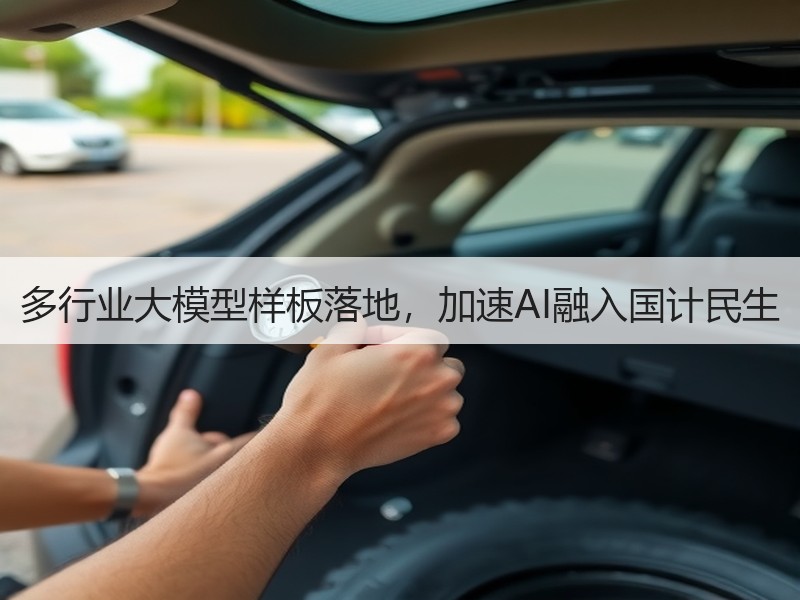多行业大模型样板落地，加速AI融入国计民