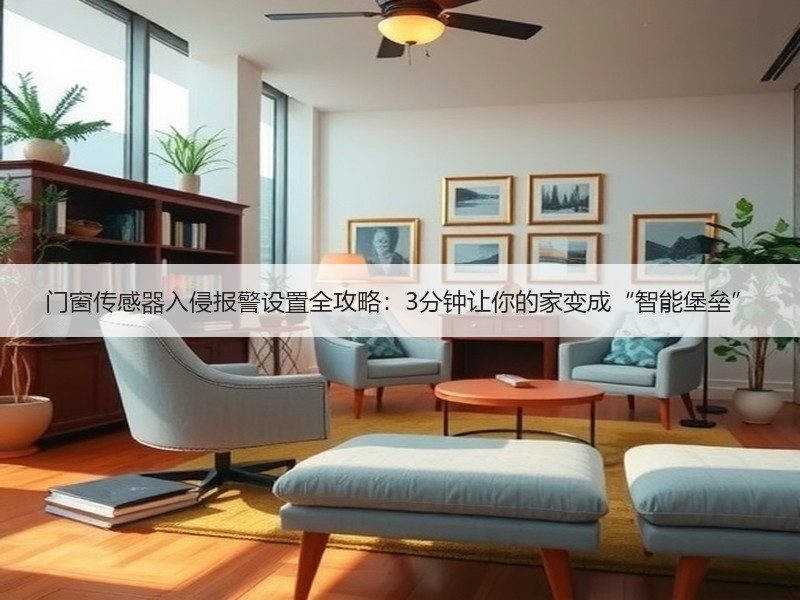 门窗传感器入侵报警设置全攻略：3分钟让你