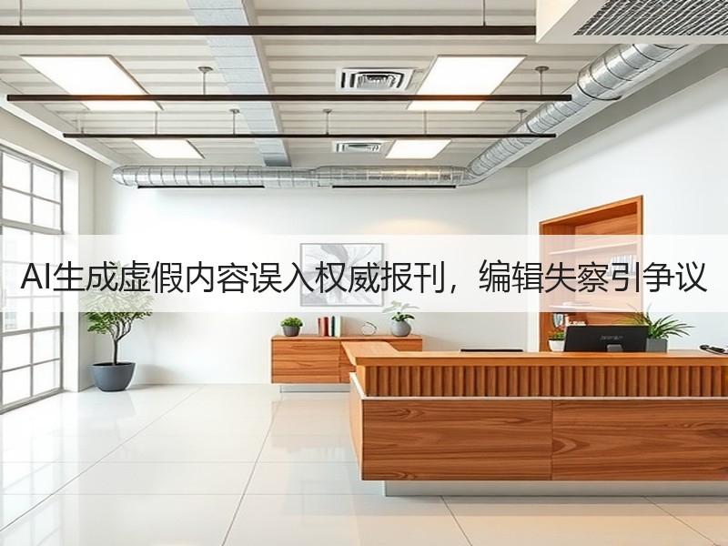 AI生成虚假内容误入权威报刊，编辑失察引