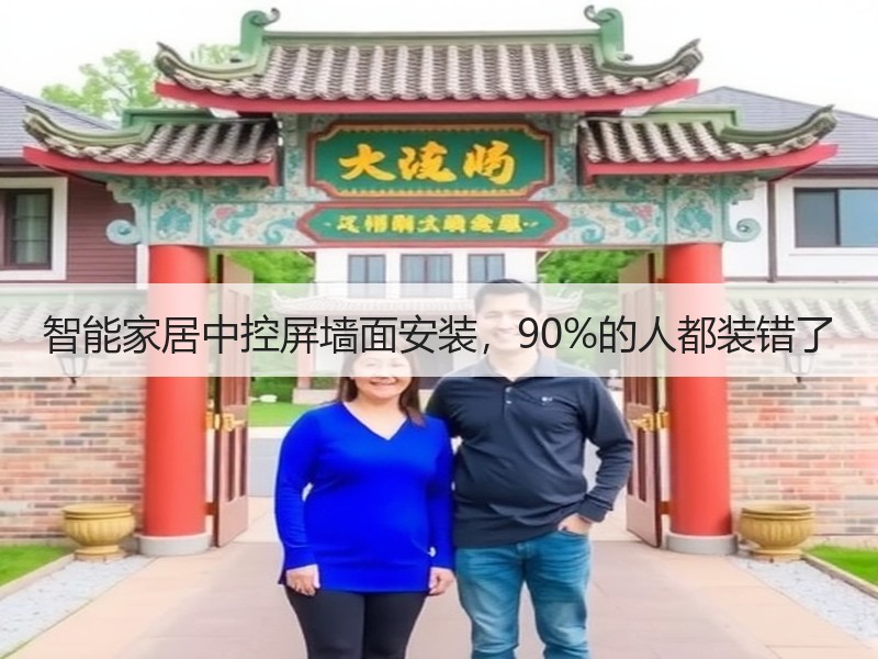 智能家居中控屏墙面安装，90%的人都装错