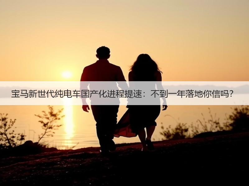 宝马新世代纯电车国产化进程提速：不到一年