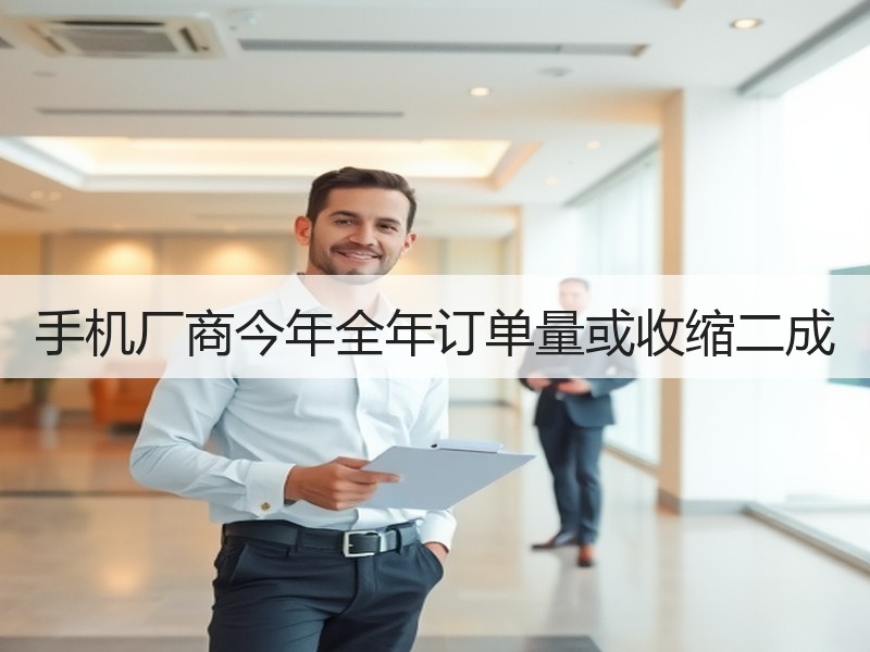 手机厂商今年全年订单量或收缩二成